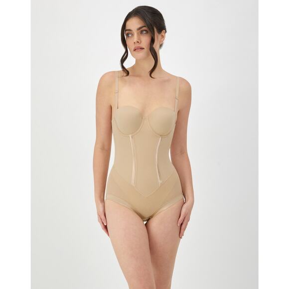 NEW Maidenform Ultra-Firm Convertible Body Shaper Built-In Underwire Bra sz 36C - Picture 1 of 8